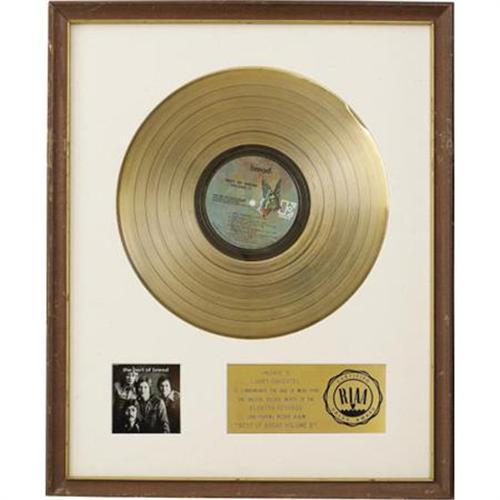 Best of Bread Volume II RIAA Gold Album Award