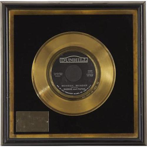 Monday, Monday Gold Single Award